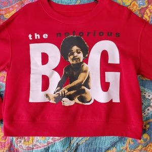 Notorious BIG Crop Sweatshirt